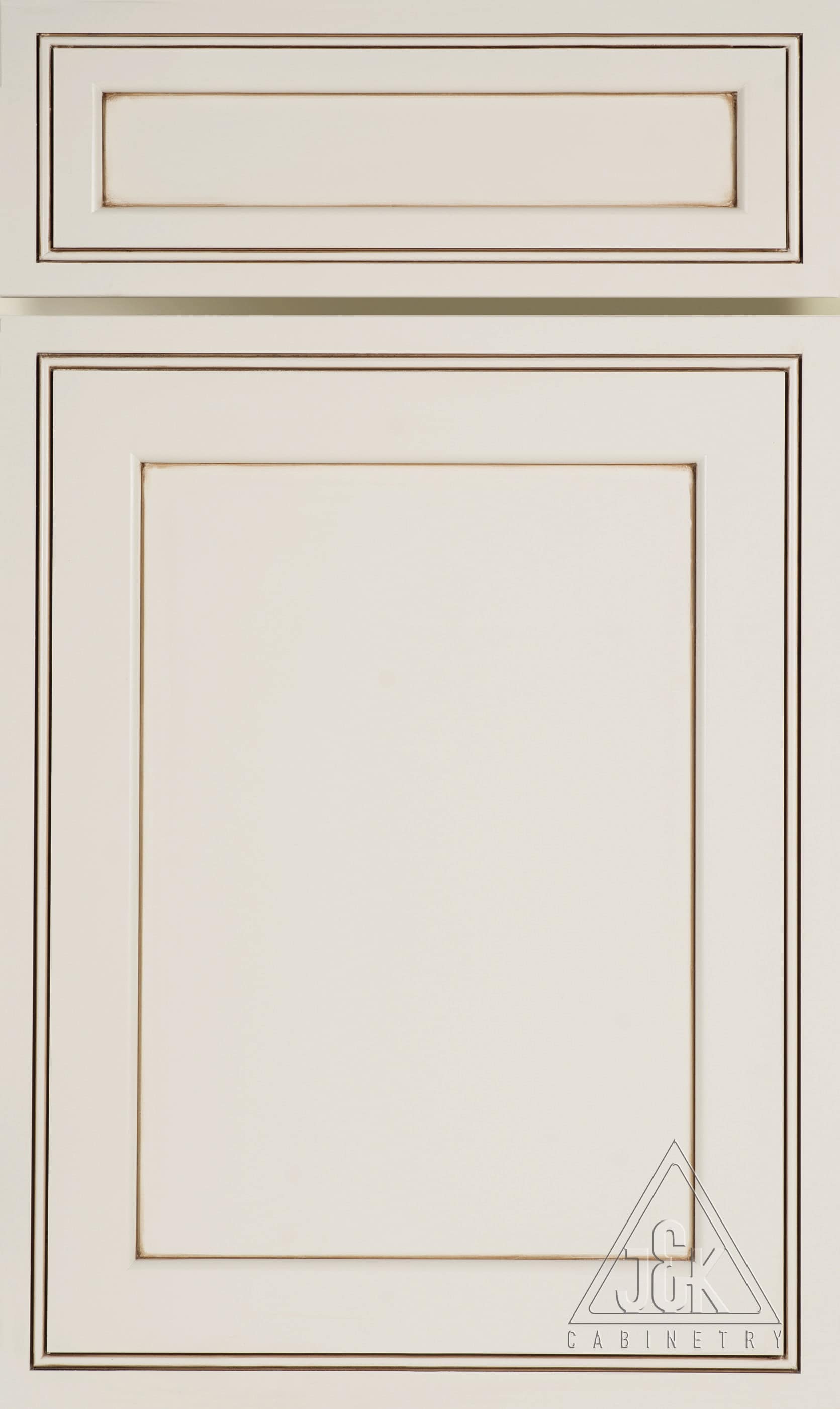Pearl Glazed Shaker Cabinet