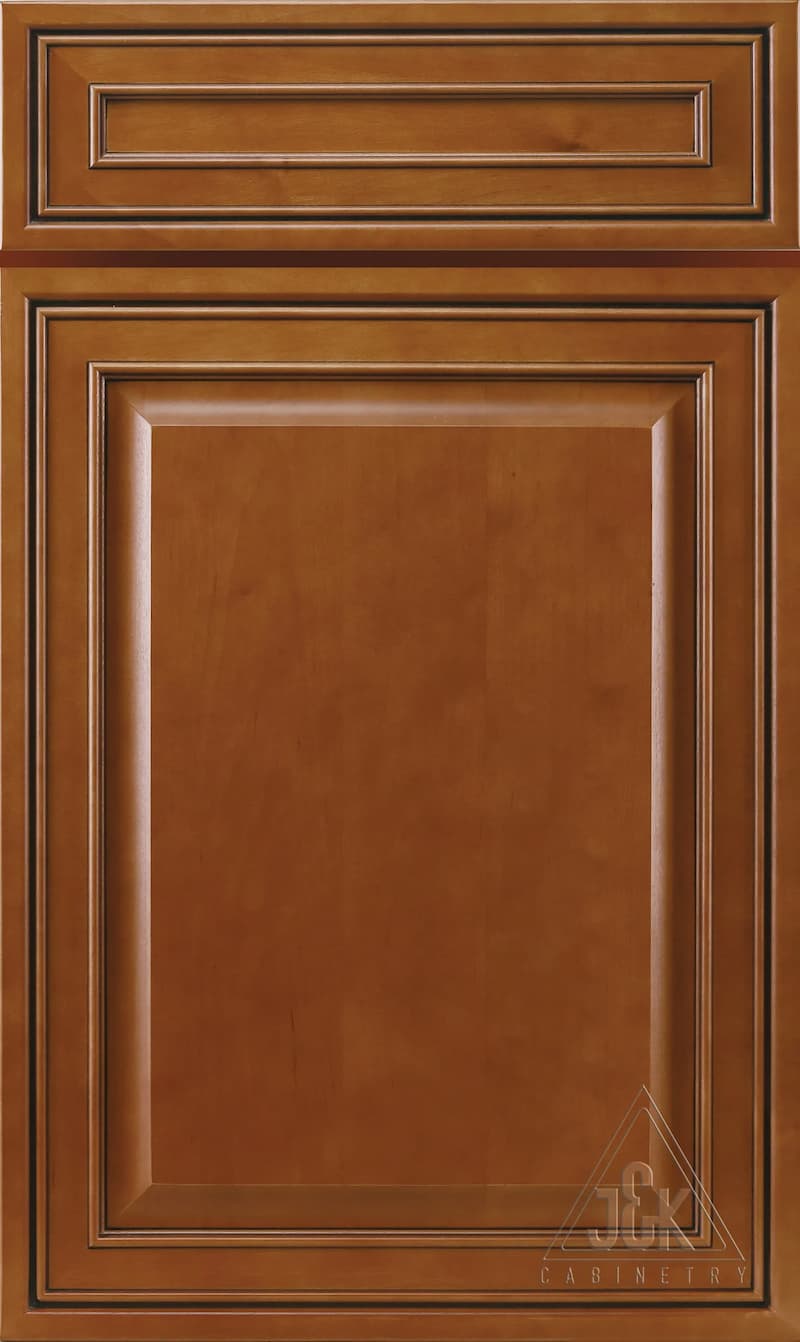 Mocha Glazed Raised Panel Cabinet